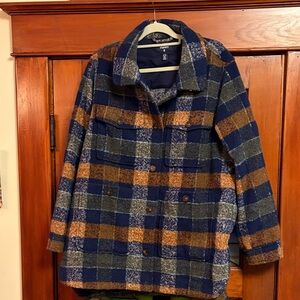 Hatley XL Plaid Wool Blend Jacket
